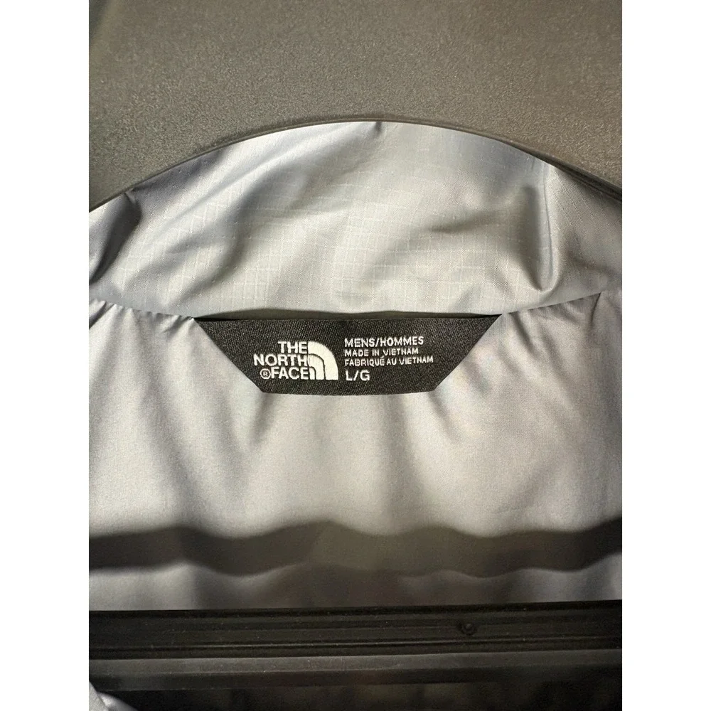 The North Face Aconcagua 2 Down Puffer Vest Mens Size L Large Gray 550 Fill